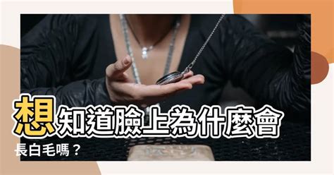 臉上白毛